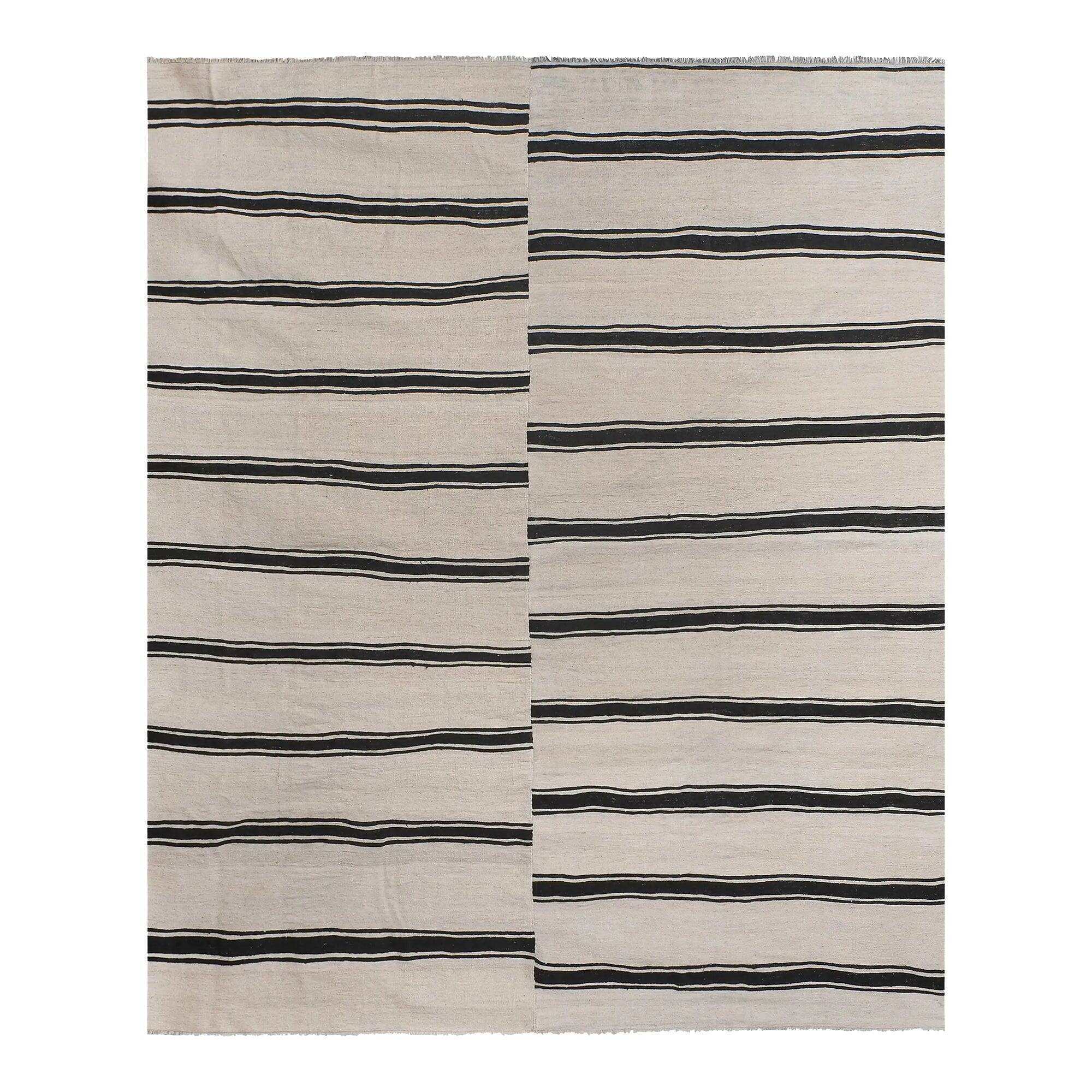 Tapis Kilim turc vintage tissé main