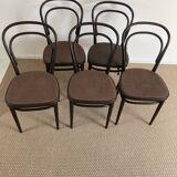 Set of 5 chairs Thonet year 70