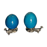 Duo poivrier et salière forme œuf