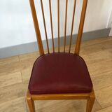 Série 6 chaises vintages style scandinave