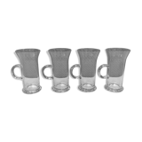 Original Irish coffee glasses from Arabia Finland, estimated 1980s, designed by Heikki Orvola