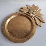 Plateau en bronze doré