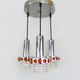 Suspension waterfall vintage Raak Amsterdam Holland chrome polished glass chiseled. Year 70