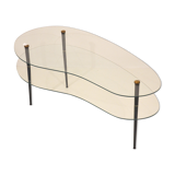 Modernist glass coffee table