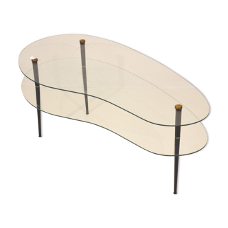Modernist glass coffee table