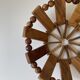 turned wooden fruit basket
