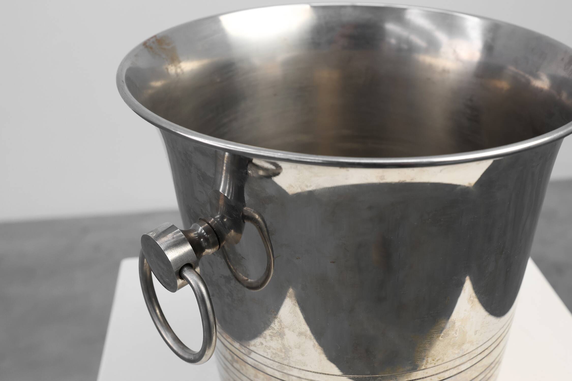 Art Deco silver plated Wine Cooler, France 1930s