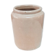 Glazed stoneware pot
