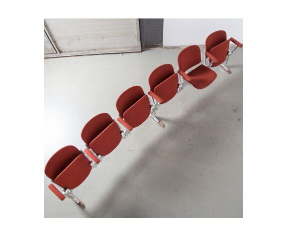 Banc Castelli Piretti Axis 3000 6 places rouge
