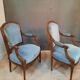 Paire de fauteuils de style Louis XVI