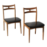 Paire de chaises style scandinaves