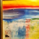 Small abstract painting