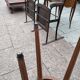 Gueridon side table old marble top vintage xxeme