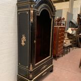 Vitrine d'apparat Napoléon III en bois noir et bronze ciselé doré XIX siècle