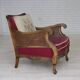 1930s, Danish armchair, furniture velour, ash wood.