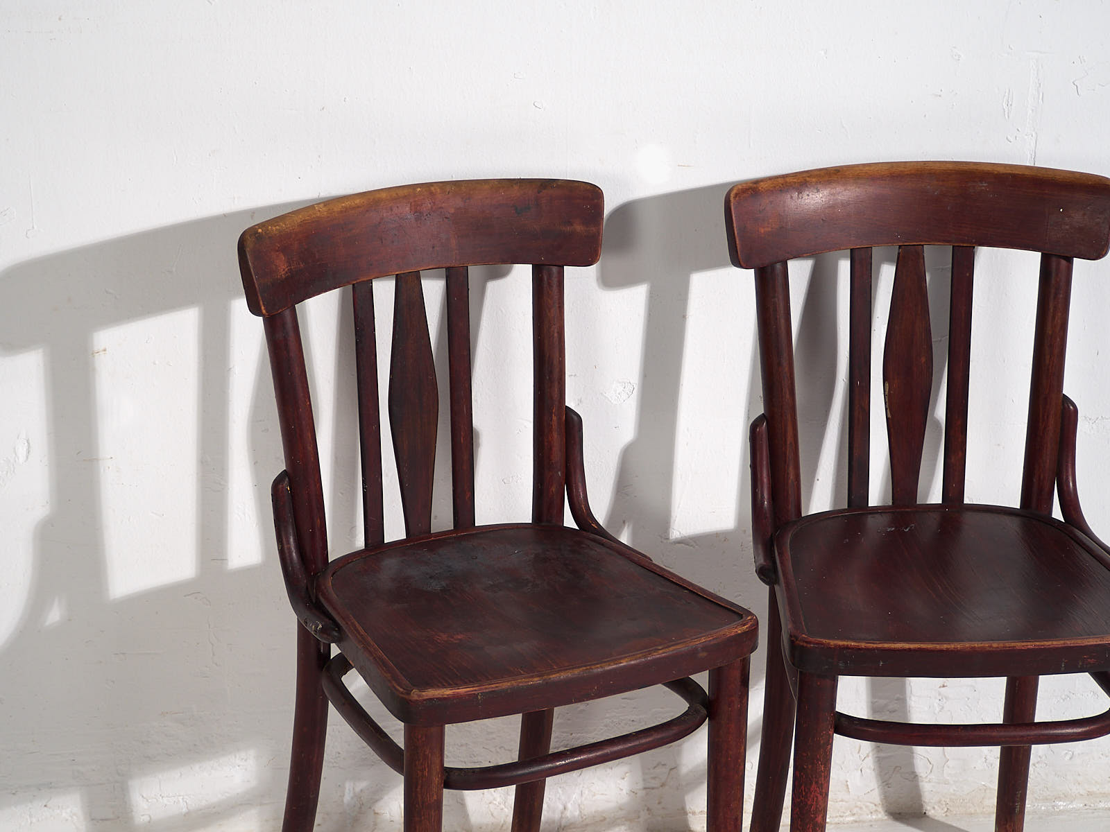 Antique Thonet Chairs (c.1920). Set of 2 pieces