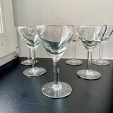 6 verres à liqueur anciens