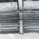 Garden furniture set with 6 chairs, known as Vichy? Art Nouveau 1880?