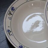 4 vintage earthenware soup plates from Céranord Saint-Amand