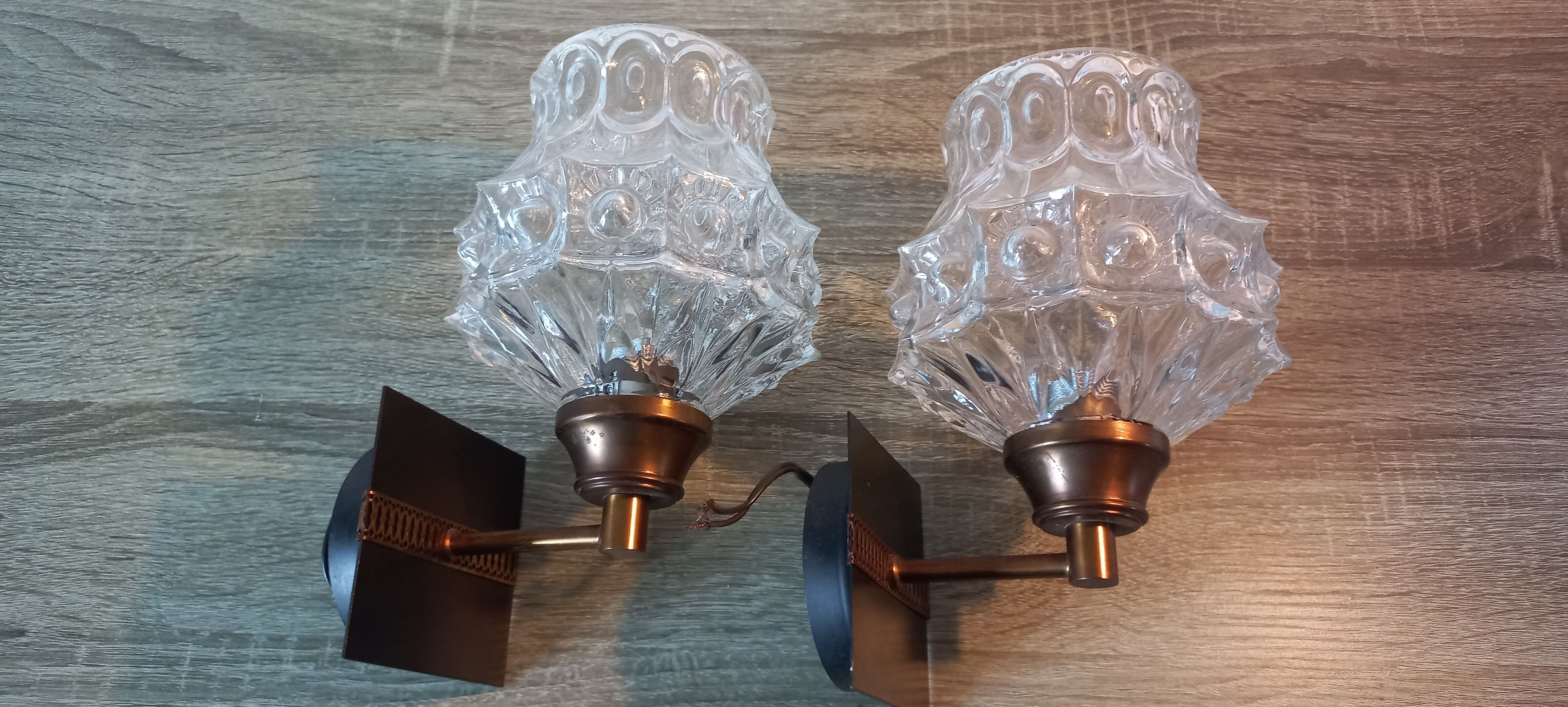 Pair of vintage wall lights