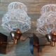 Paire d'appliques murales vintage