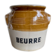 Pot à ustensiles "Beurre" en grès émaillé