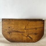 Rustic wooden wall shelf