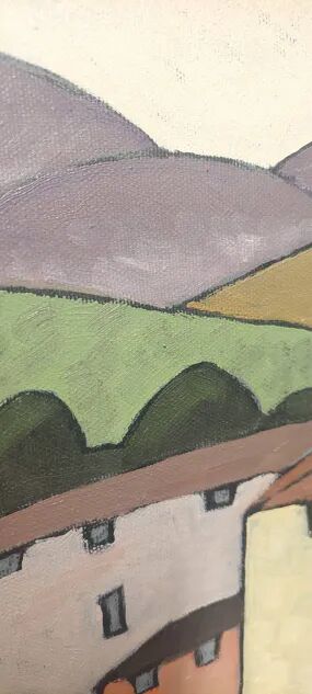 Oil Painting on Canvas Landscape 'Prayer' (1924)