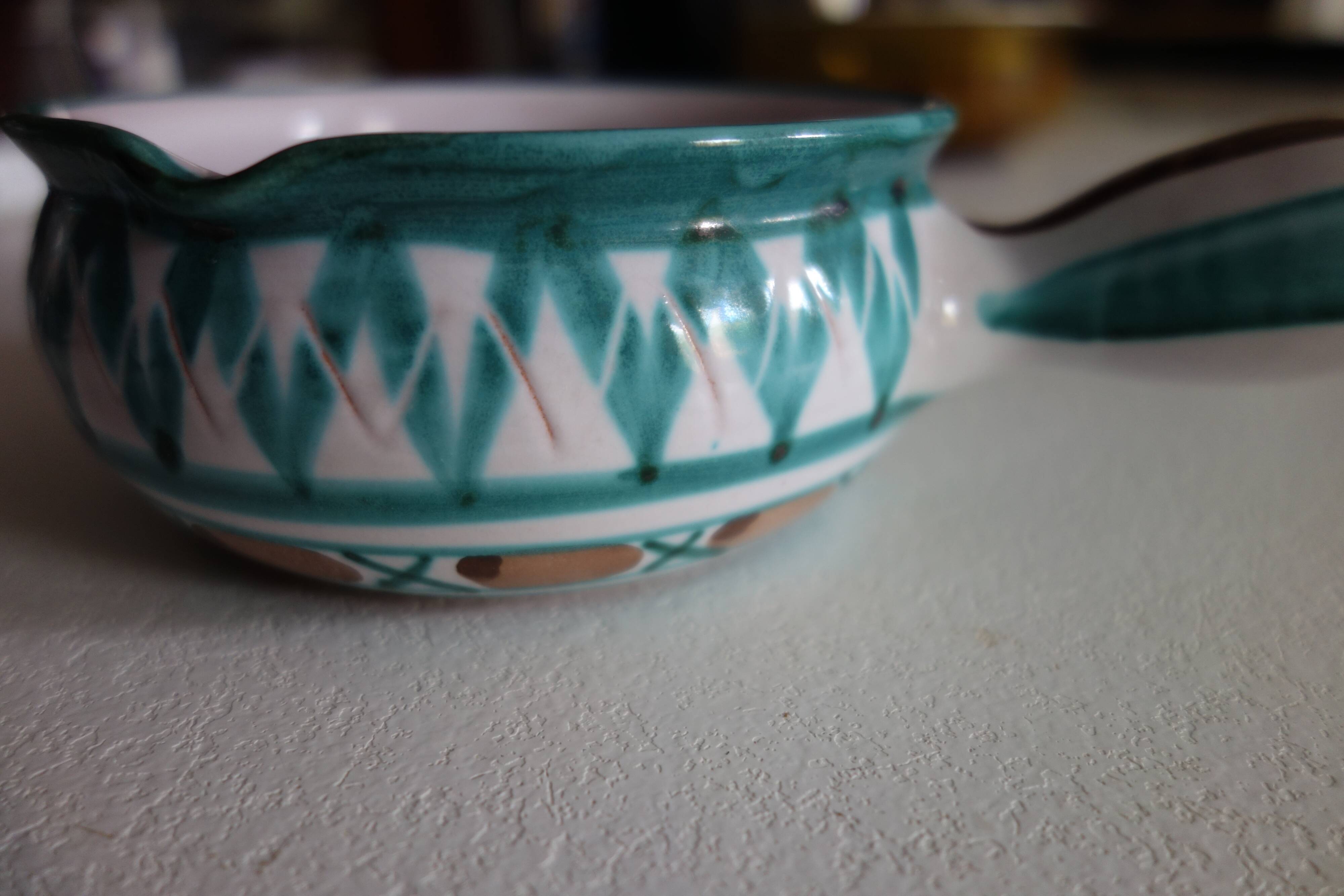 GLAZED CERAMIC POT BY ROBERT PICAULT 1960