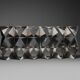 Stainless Steel Room divider / bookcase by Manfredo Massironi for Arrmet