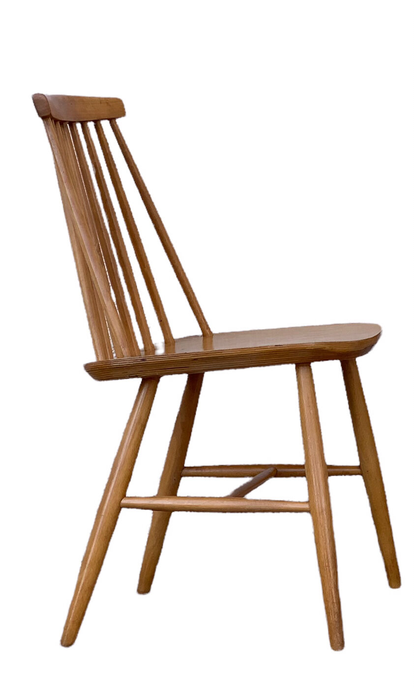 Chaises scandinaves Pinnstol ZPM Radomsko 1950