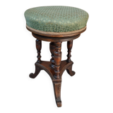 Sgabello a vite da Pianoforte Antico in Noce Inizio '900