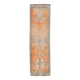 3x11 Orange Persian Runner, Rug For Hallway, Antique Runner Rug, 95x338Cm