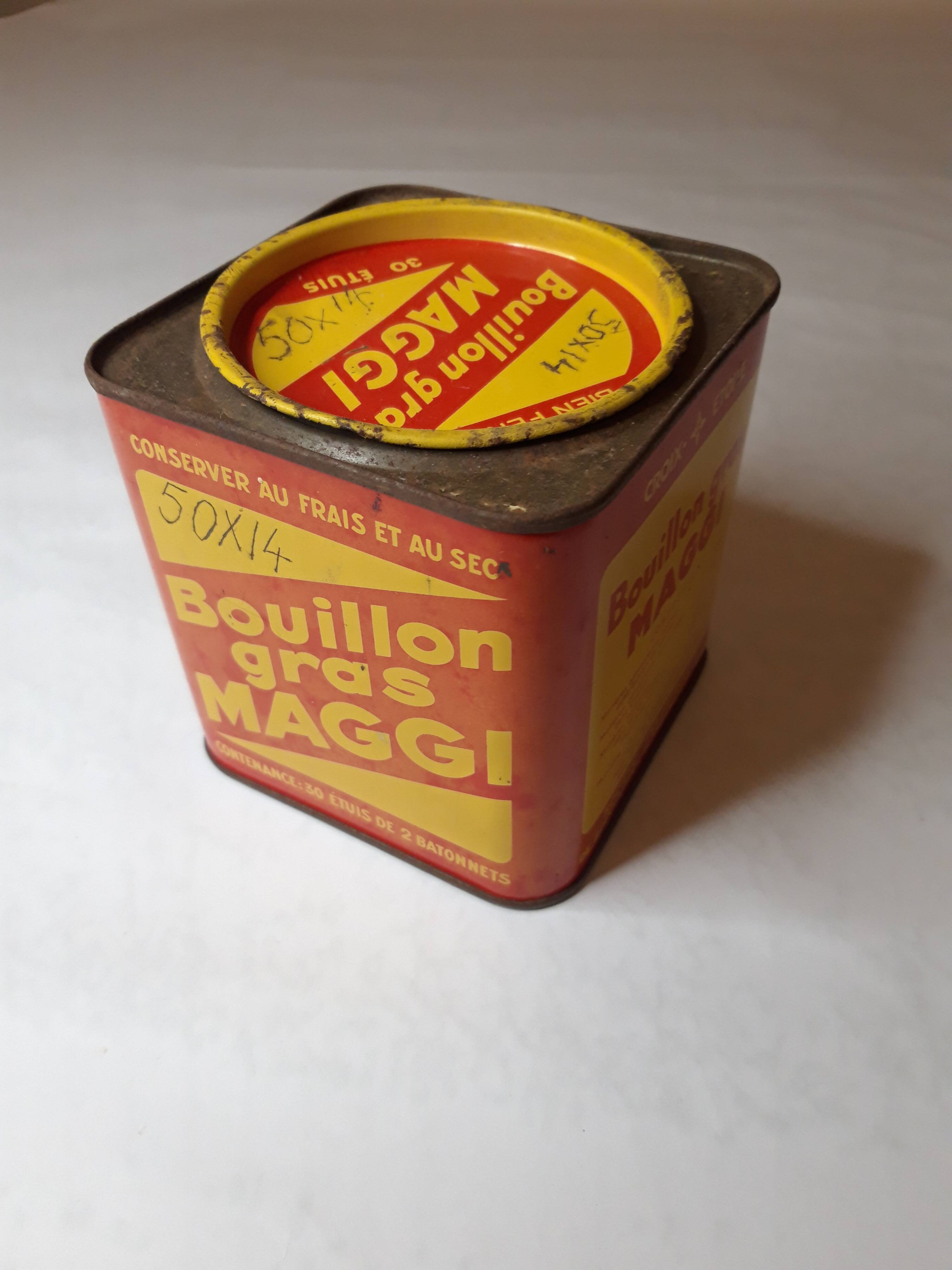 Boite bouillon gras maggi