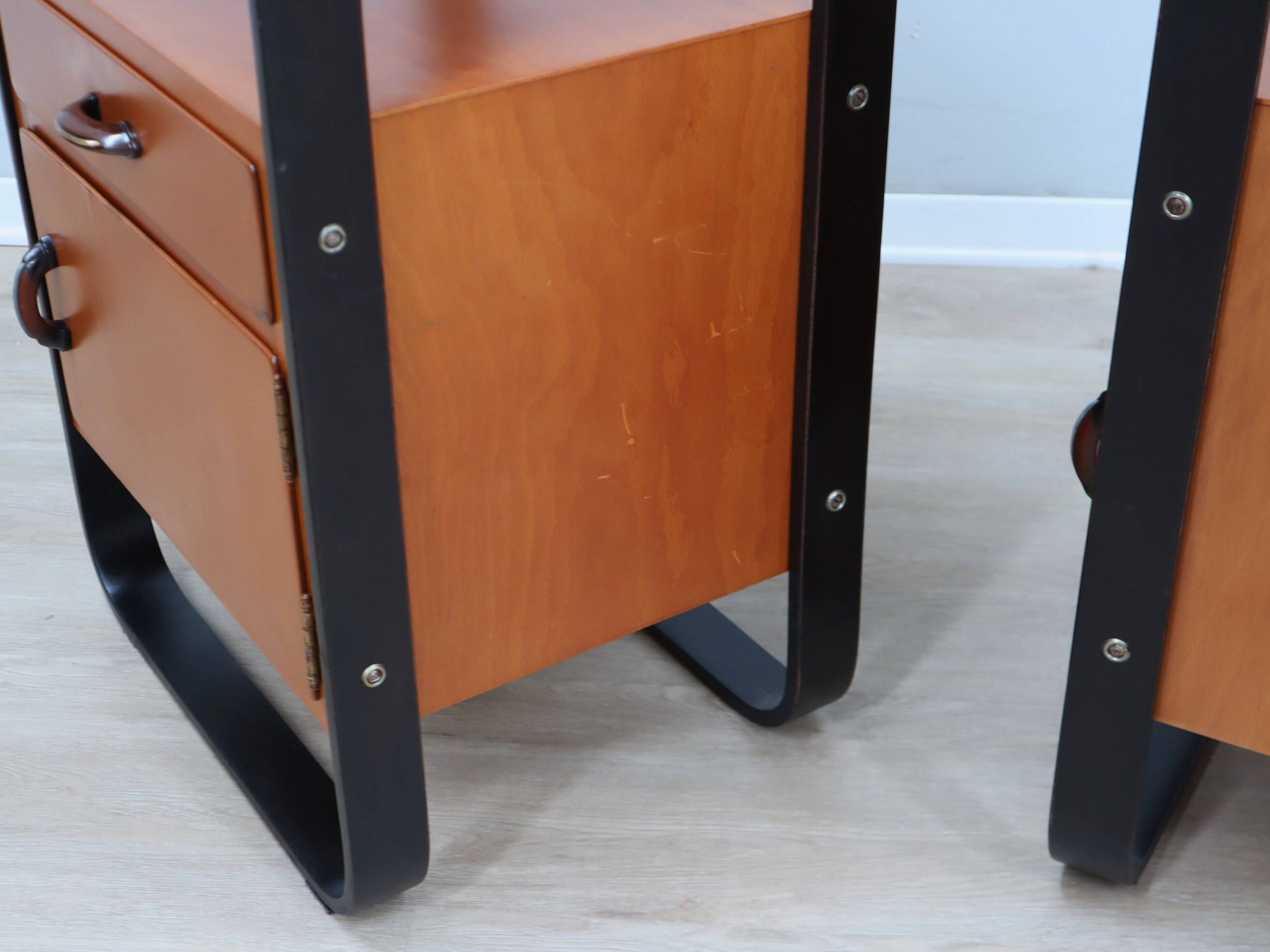 1940s Giuseppe Pagano Pogatschnig set of nightstands
