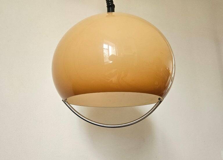 Midcentury Pendant Meblo, designed by Harvey Guzzini, Italy, 1970s