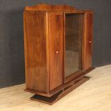 Italian showcase in wood from 20th century