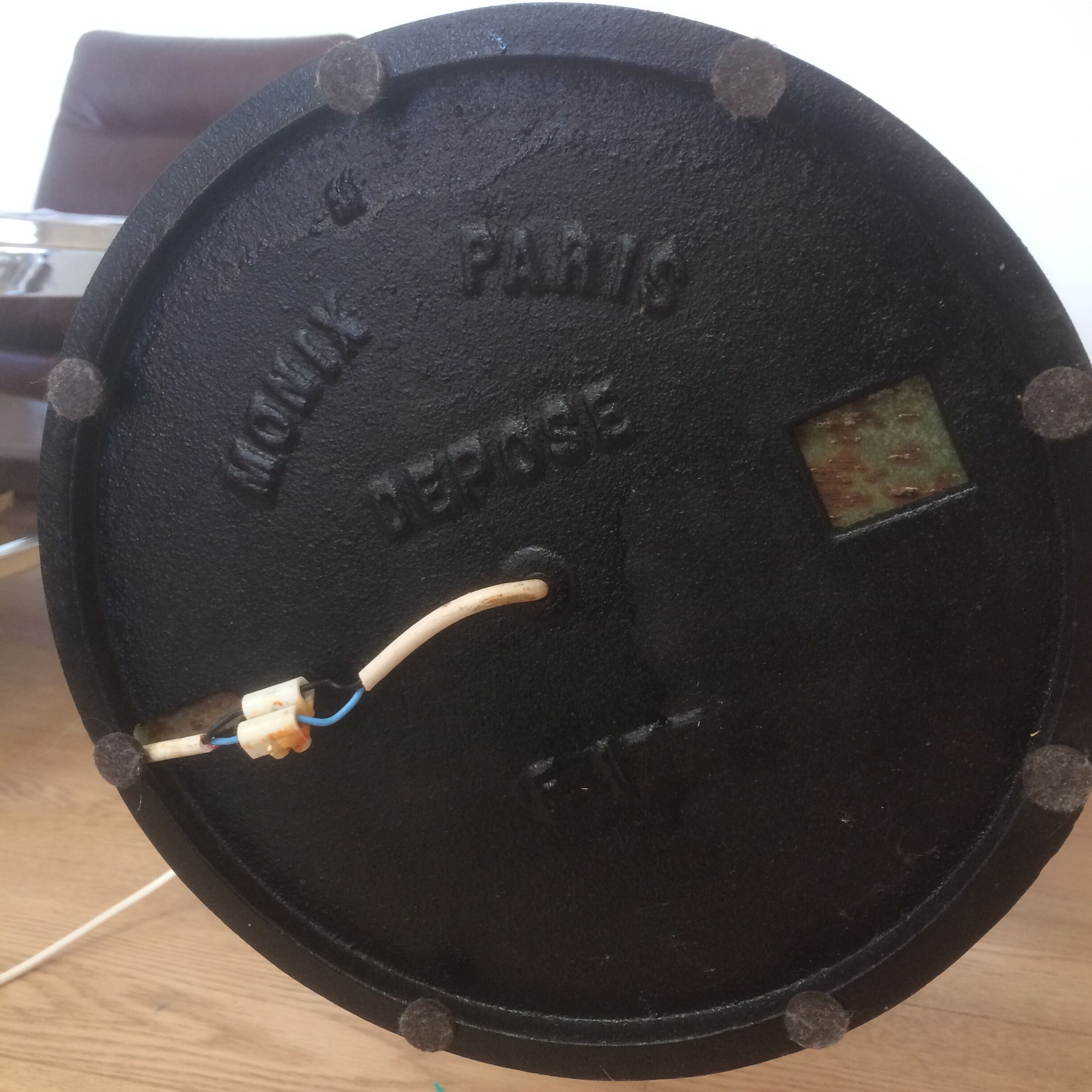 3-spot lamp for Monix Paris 1960