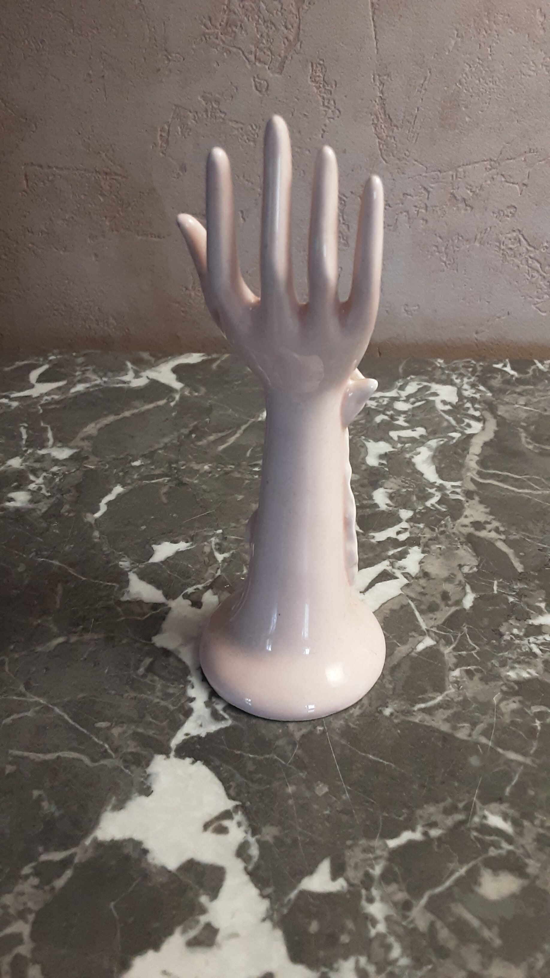 Hand vase in earthenware- vintage