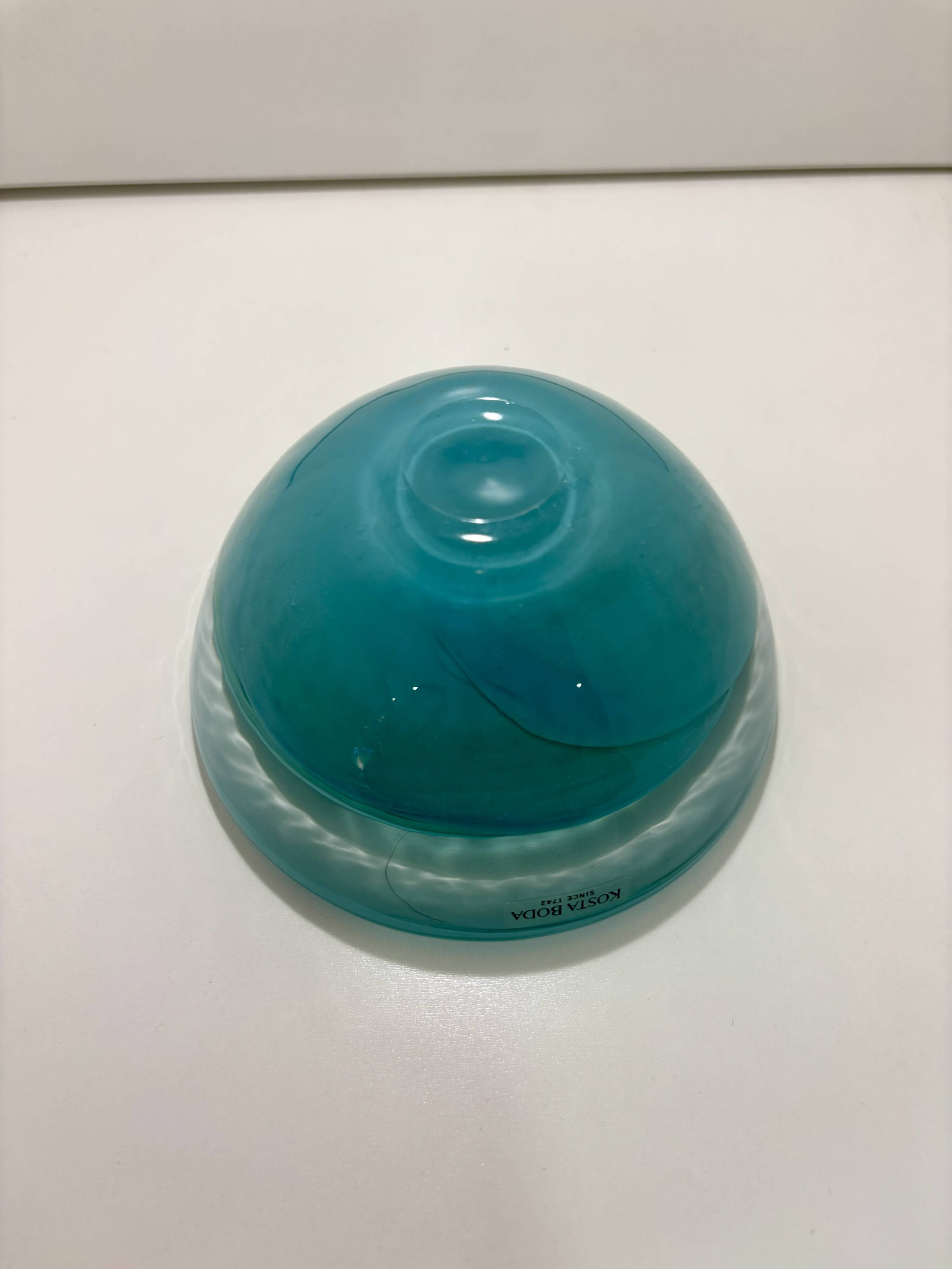 Atoll Bowl by Anna Ehrner for Kosta Boda, 1980s