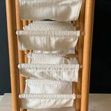 Range of wood and fabric bottles