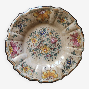 Assiette en céramique italienne - Gubbio - Années 1960