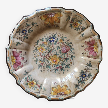 Italian ceramic plate - Gubbio - 1960s