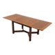 Extendable Dutch Art Deco dining table 1920s