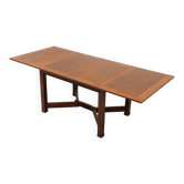 Table à manger Art Déco néerlandaise extensible des années 1920