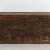 Antique chest with dark patina (Year 1906) #5