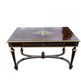 Table bureau en marqueterie Napoleon III