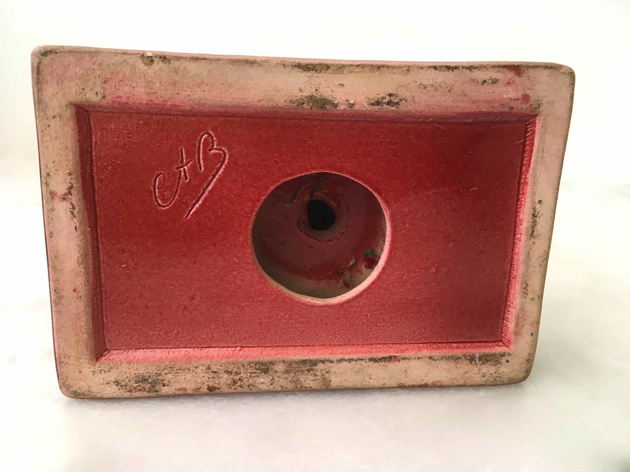 Candlestick ceramic art of bordeaux 1930