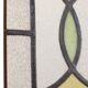 Art Deco Geometric Stained Glass Window 85x24cm