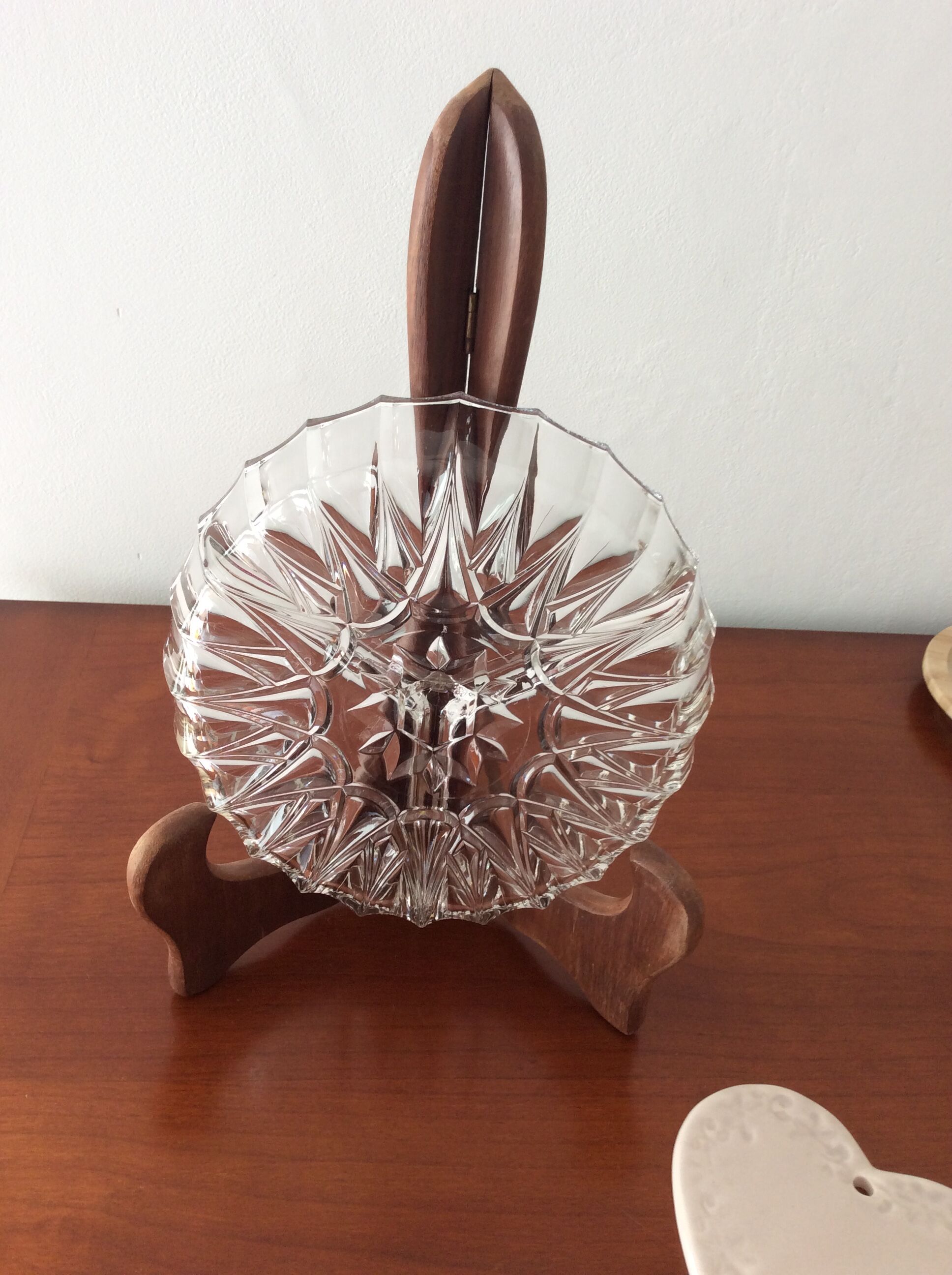 3-compartment glass dish VEROPA - Vintage